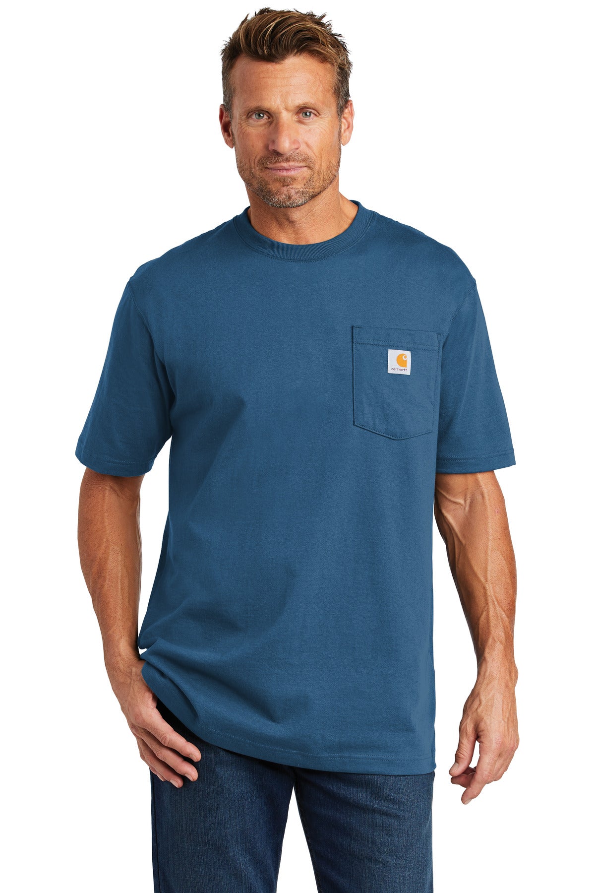 Swaasi Core - Carhartt® POCKET Workwear Short Sleeve T-Shirt with EMB Logo