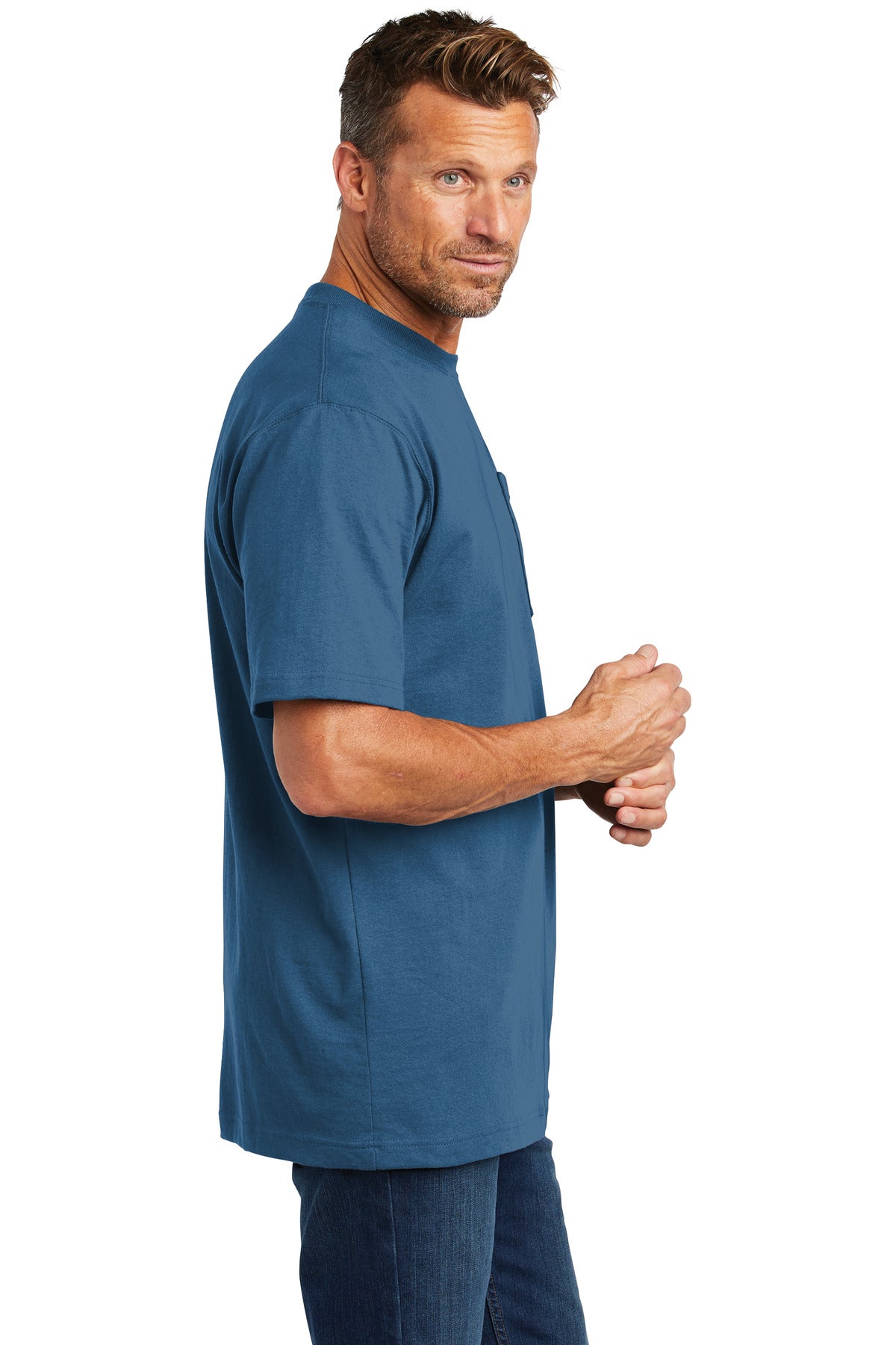 Swaasi Core - Carhartt® POCKET Workwear Short Sleeve T-Shirt with EMB Logo