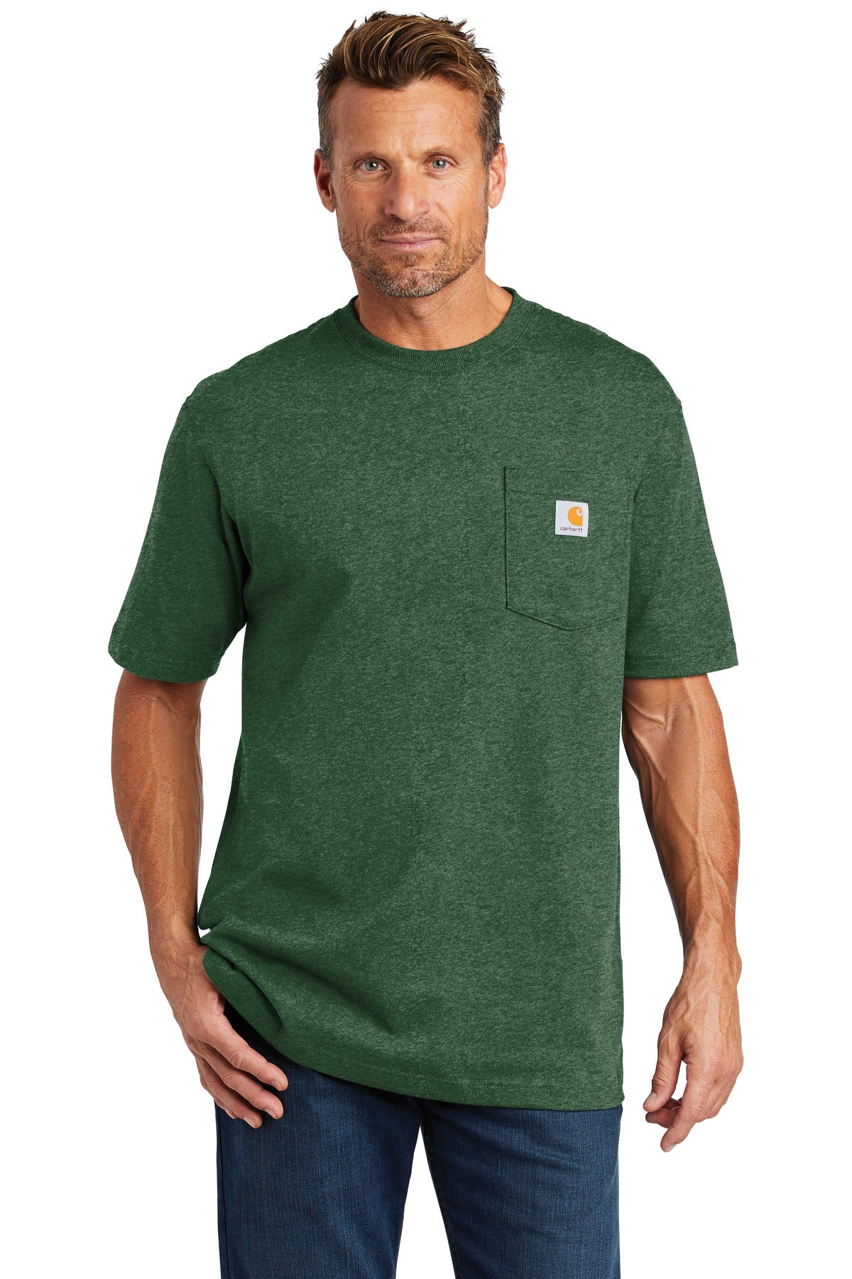 Swaasi Core - Carhartt® POCKET Workwear Short Sleeve T-Shirt with EMB Logo
