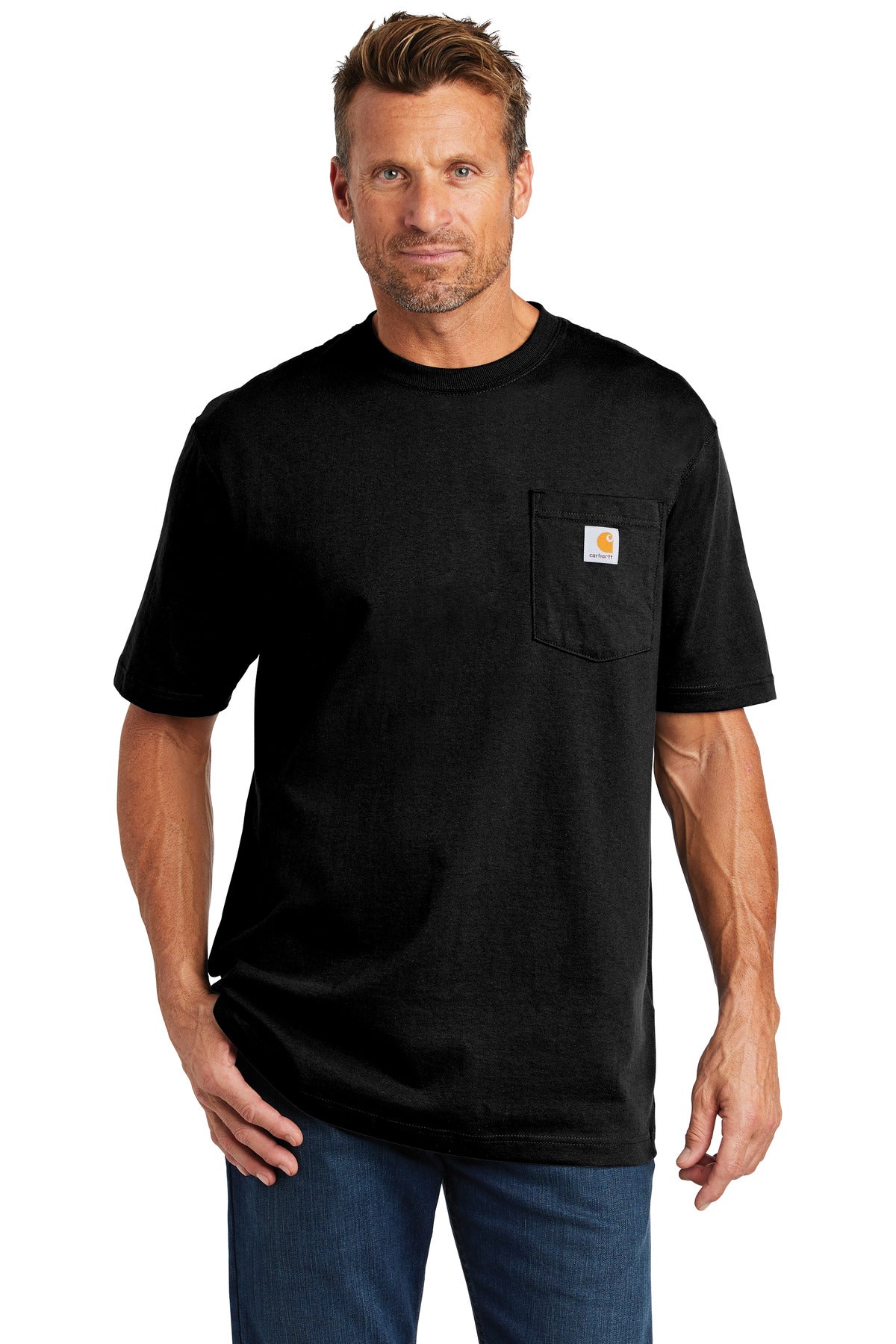 Swaasi Core - Carhartt® TALL Workwear Pocket Short Sleeve T-Shirt with EMB Logo