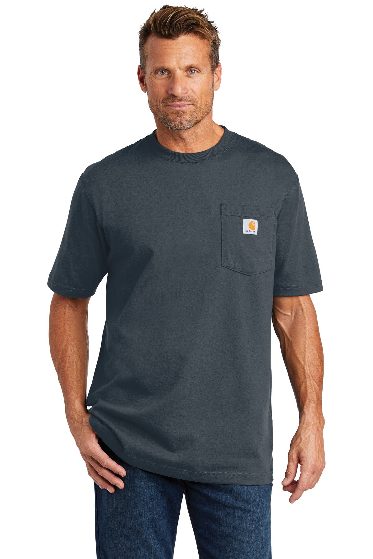 Swaasi Core - Carhartt® TALL Workwear Pocket Short Sleeve T-Shirt with EMB Logo
