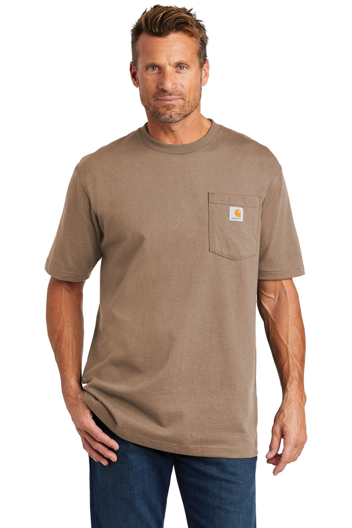 Swaasi Core - Carhartt® TALL Workwear Pocket Short Sleeve T-Shirt with EMB Logo