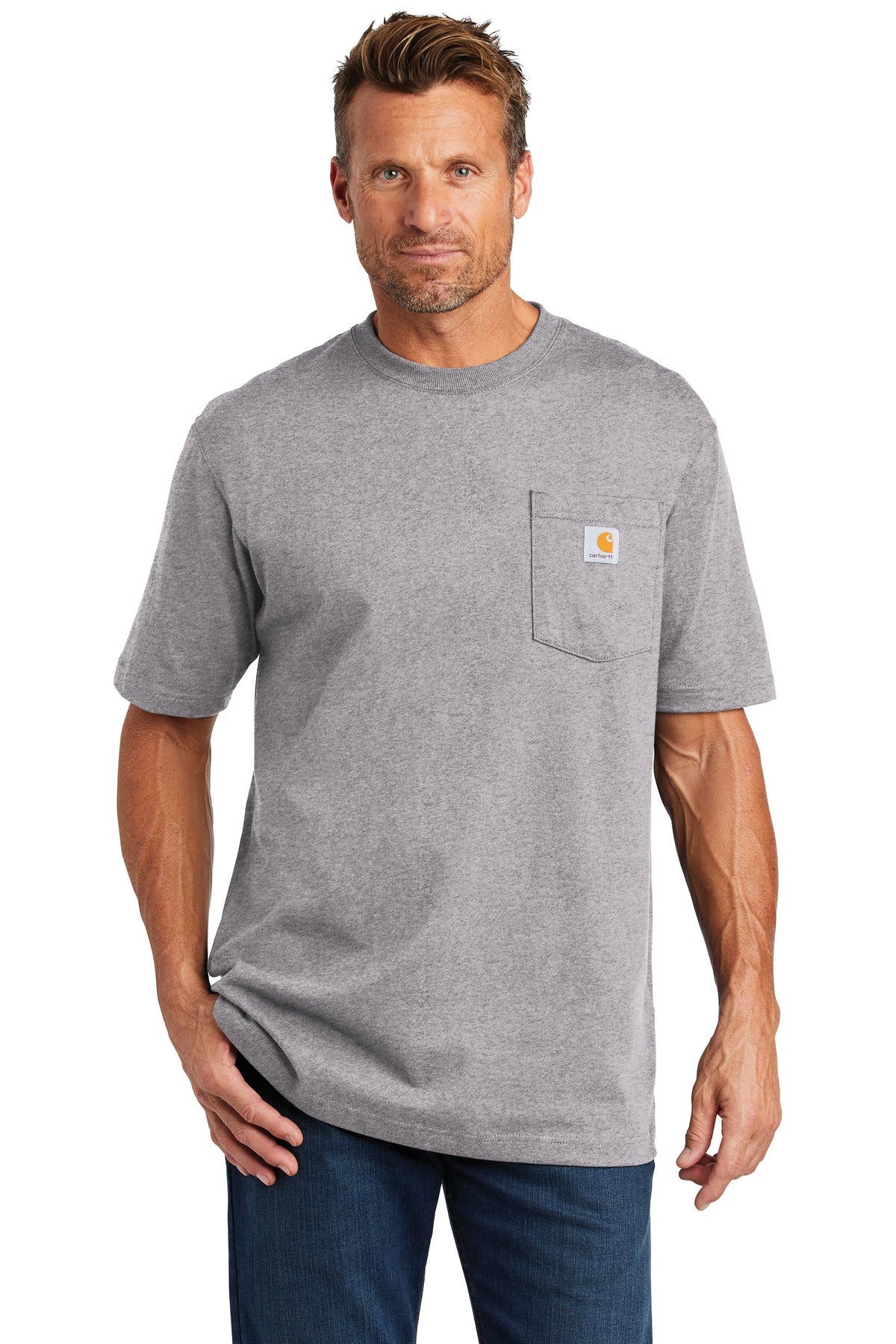 Swaasi Core - Carhartt® TALL Workwear Pocket Short Sleeve T-Shirt with EMB Logo