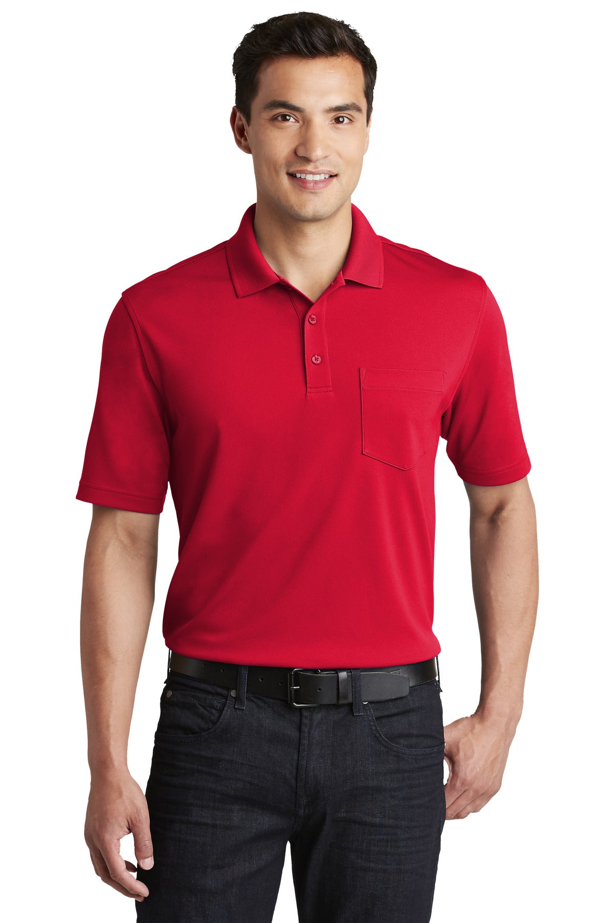 Swaasi Core - Port Authority® POCKET Dry Zone® UV Micro-Mesh Polo with EMB Logo