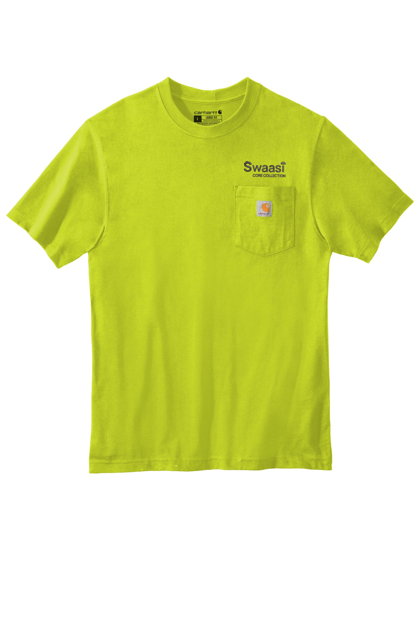 Swaasi Core - Carhartt® POCKET Workwear Short Sleeve T-Shirt with EMB Logo