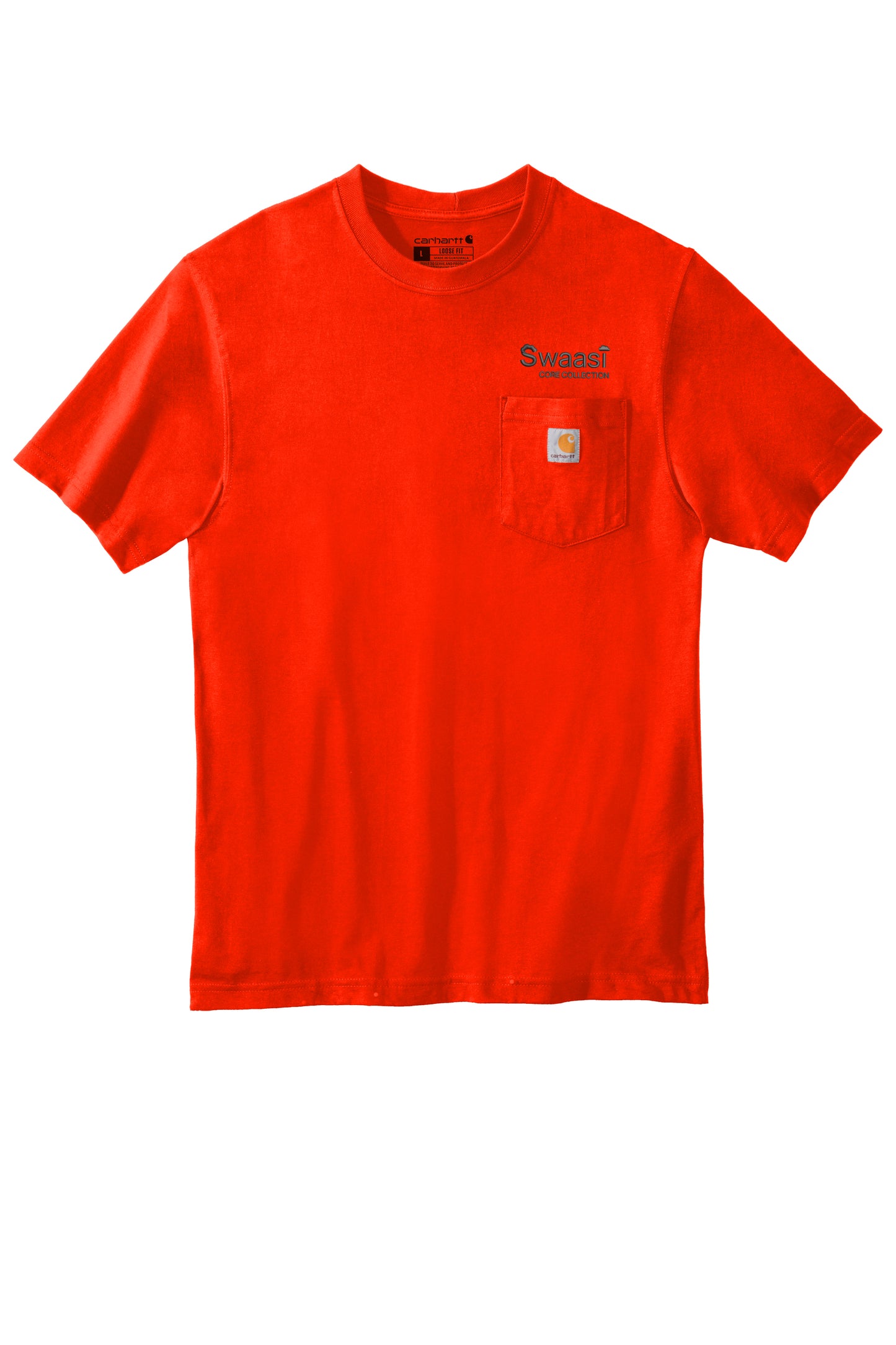 Swaasi Core - Carhartt® POCKET Workwear Short Sleeve T-Shirt with EMB Logo