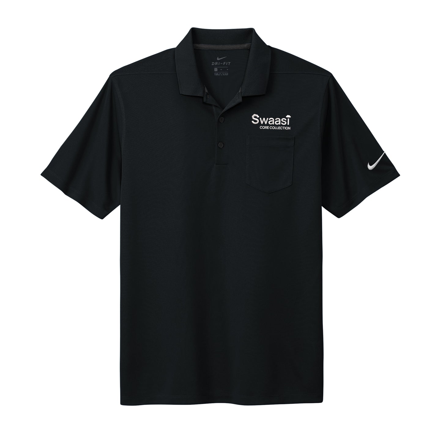Swaasi Core - Nike® POCKET Dri-FIT Micro Pique 2.0 Polo with EMB Logo