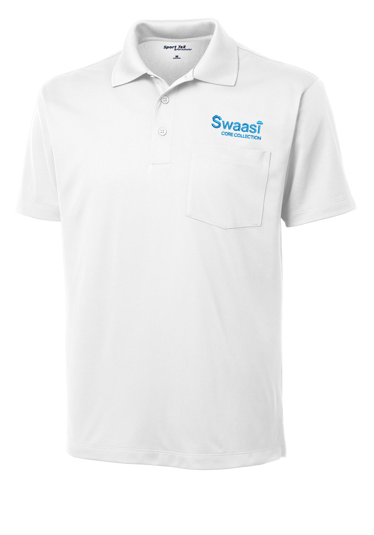 Swaasi Core - Sport-Tek® POCKET Micropique Sport-Wick® Polo with EMB Logo