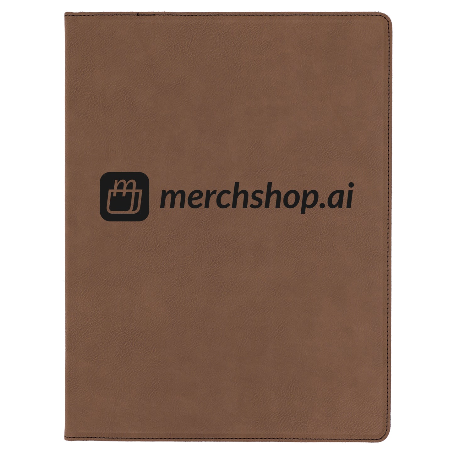 MerchShopAIDev - 9.5X12Laserable Leatherette Portfolios - Bulk Order