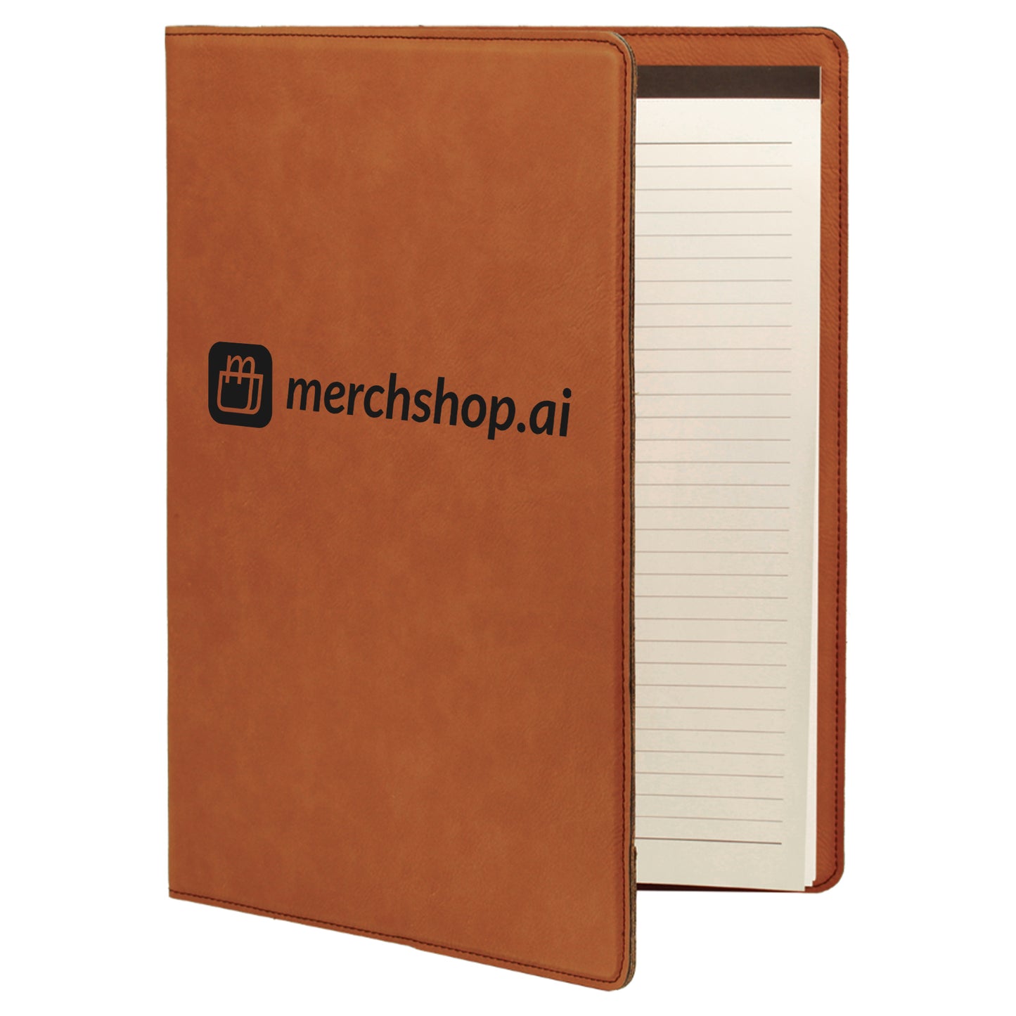 MerchShopAIDev - 9.5X12Laserable Leatherette Portfolios - Bulk Order