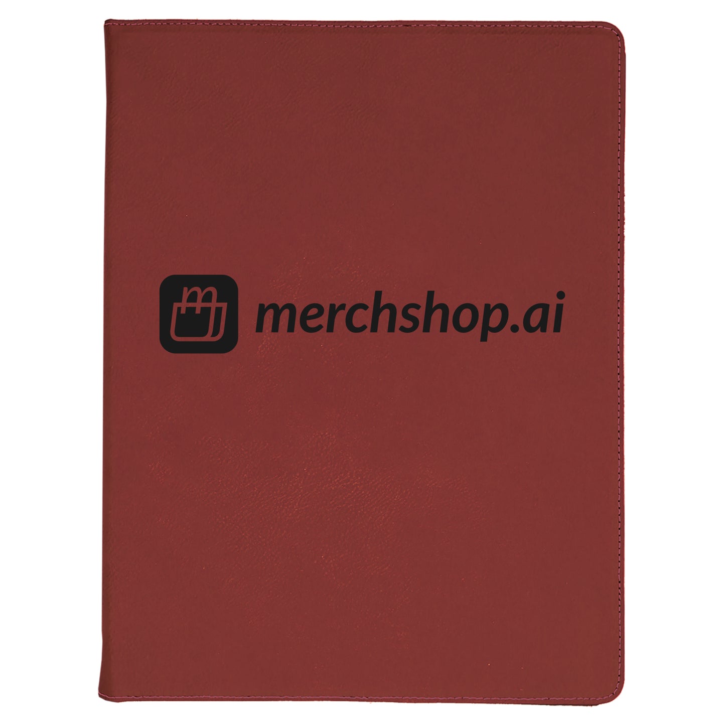 MerchShopAIDev - 9.5X12Laserable Leatherette Portfolios - Bulk Order