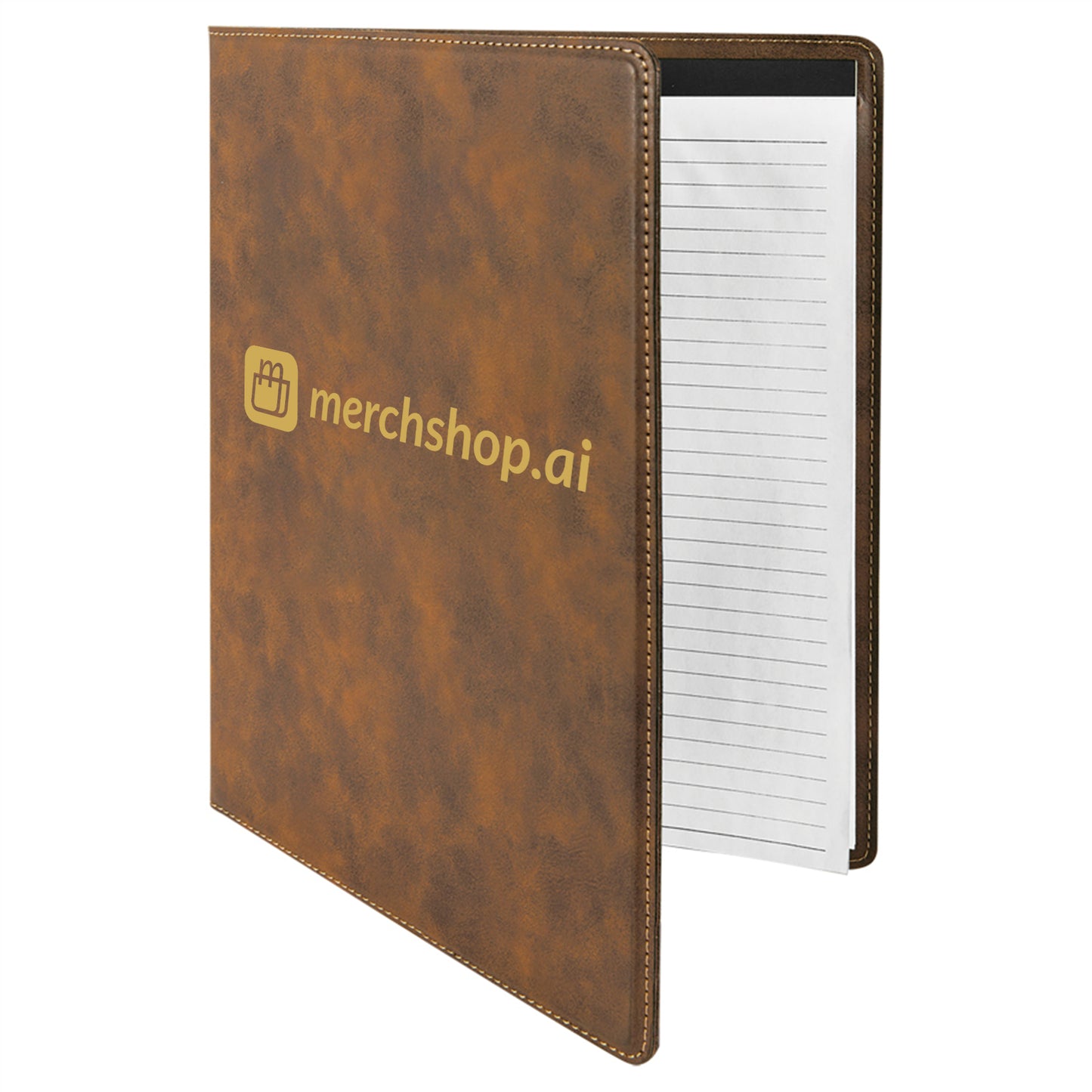 MerchShopAIDev - 9.5X12Laserable Leatherette Portfolios - Bulk Order