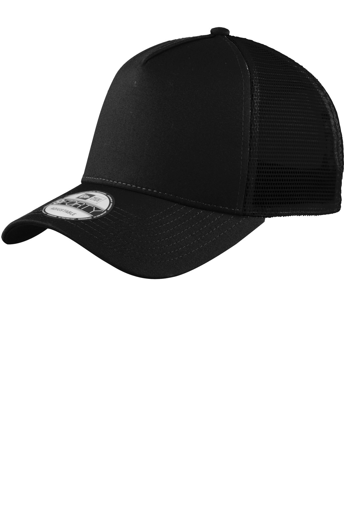 MerchShopAIDev - New Era® Snapback Trucker Cap with Leatherette Patch