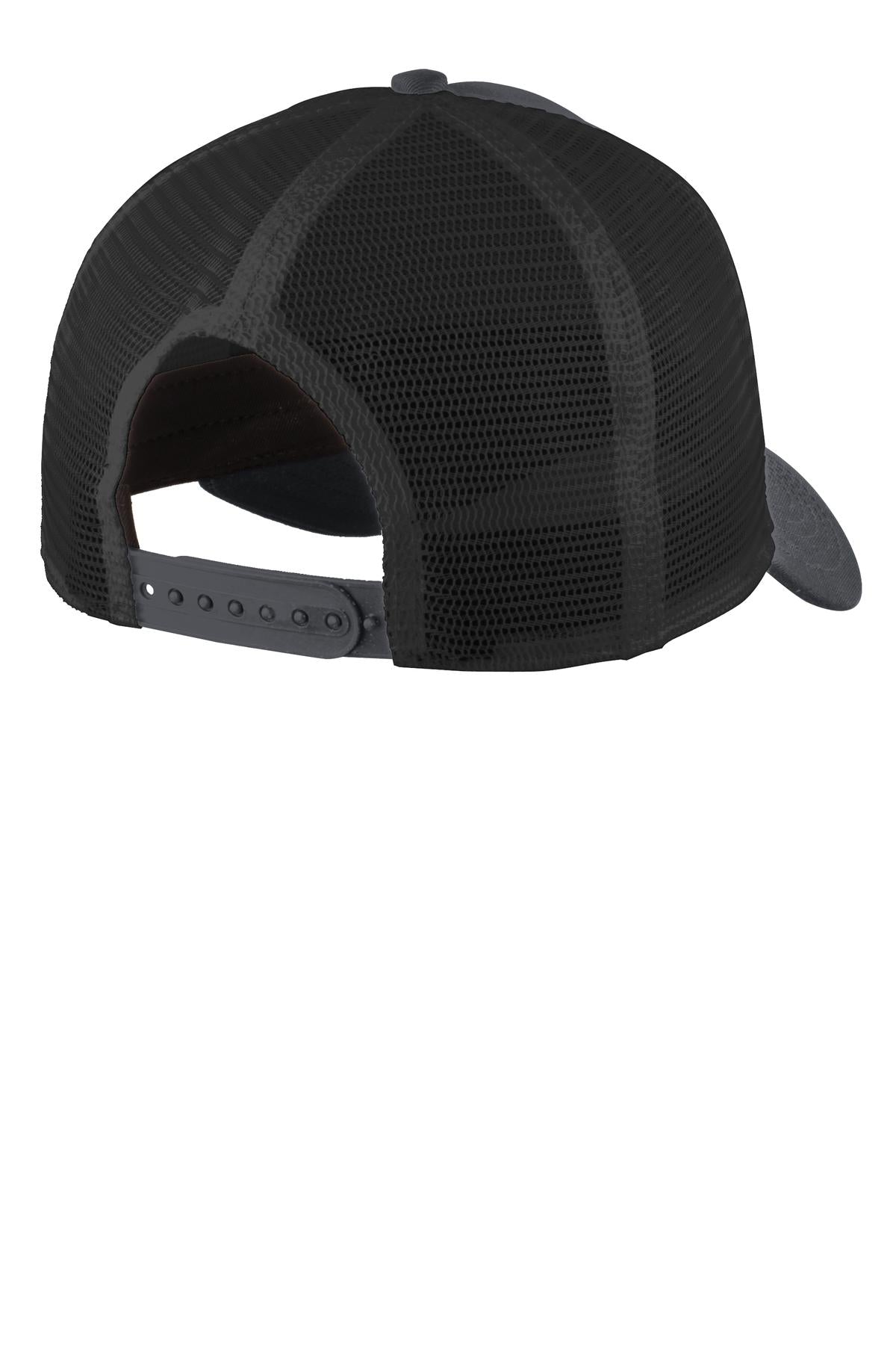 MerchShopAIDev - New Era® Snapback Trucker Cap with Leatherette Patch