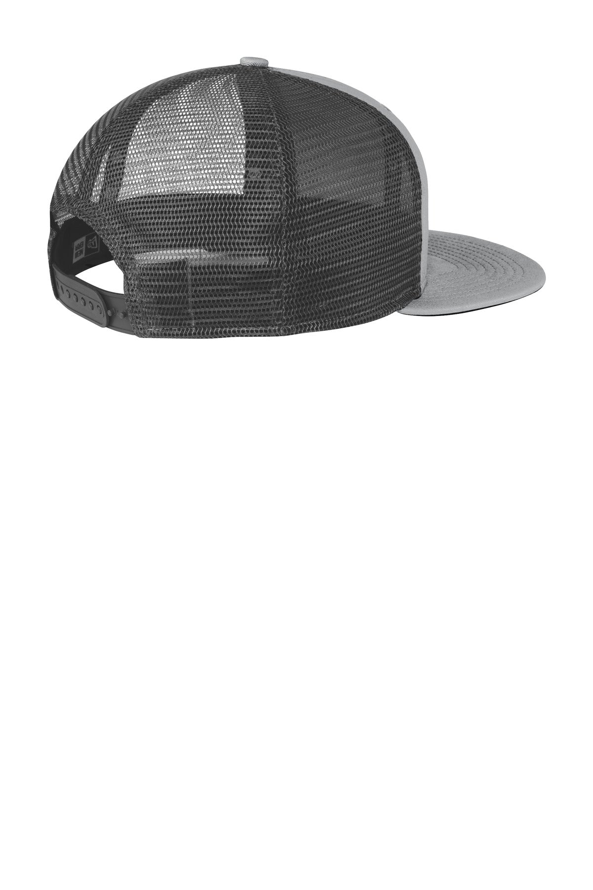 MerchShopAIDev - New Era® Original Fit Snapback Trucker Cap with Leatherette Patch