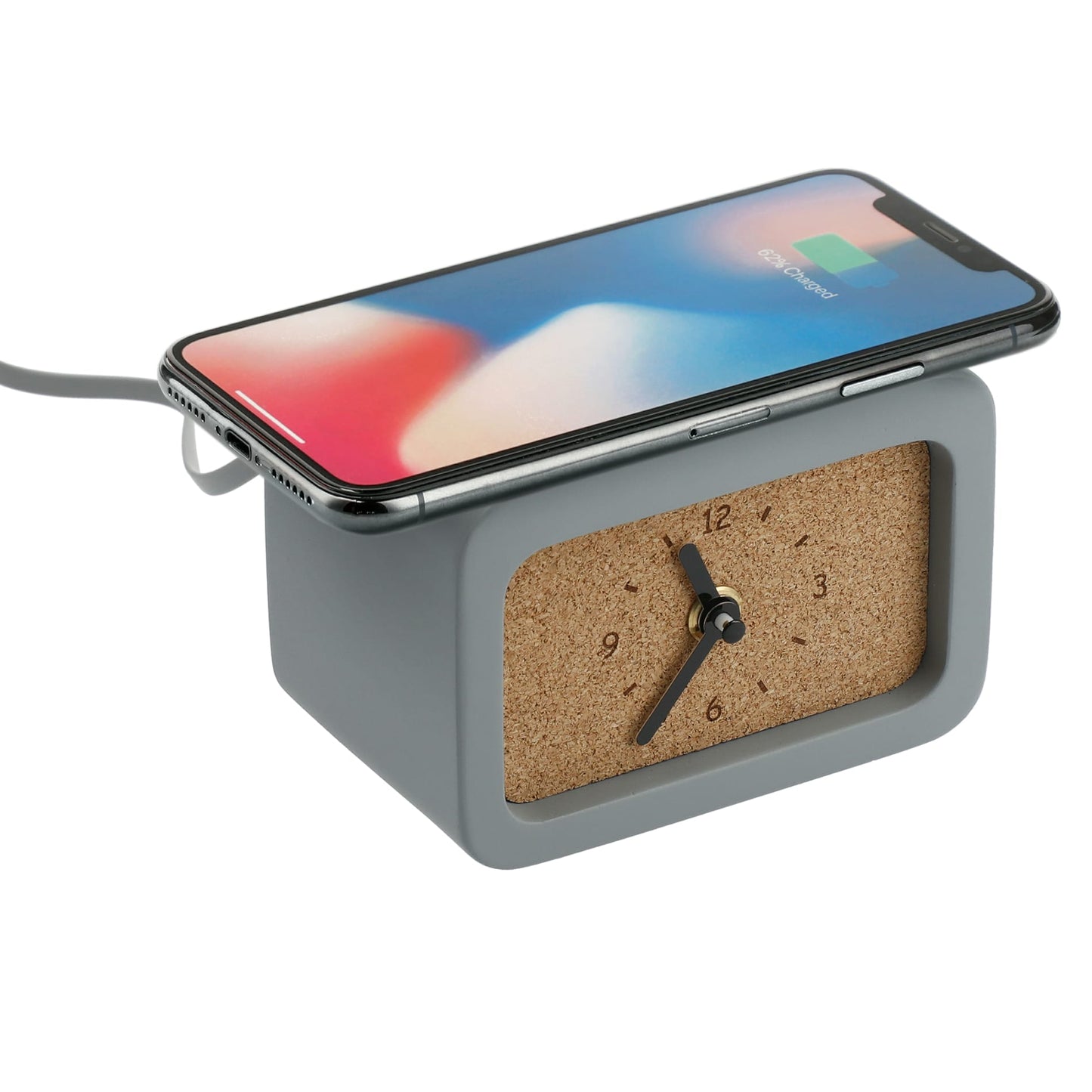 Swaasi Core - Set in Stone Wireless Charging Desk Clock