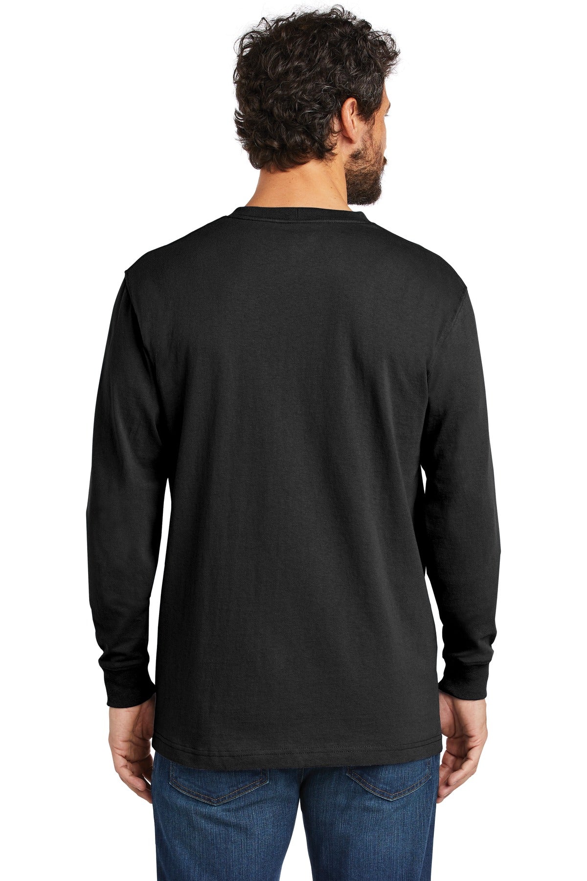 Swaasi Core - Carhartt® POCKET LONG-SLEEVE Workwear T-Shirt with EMB Logo