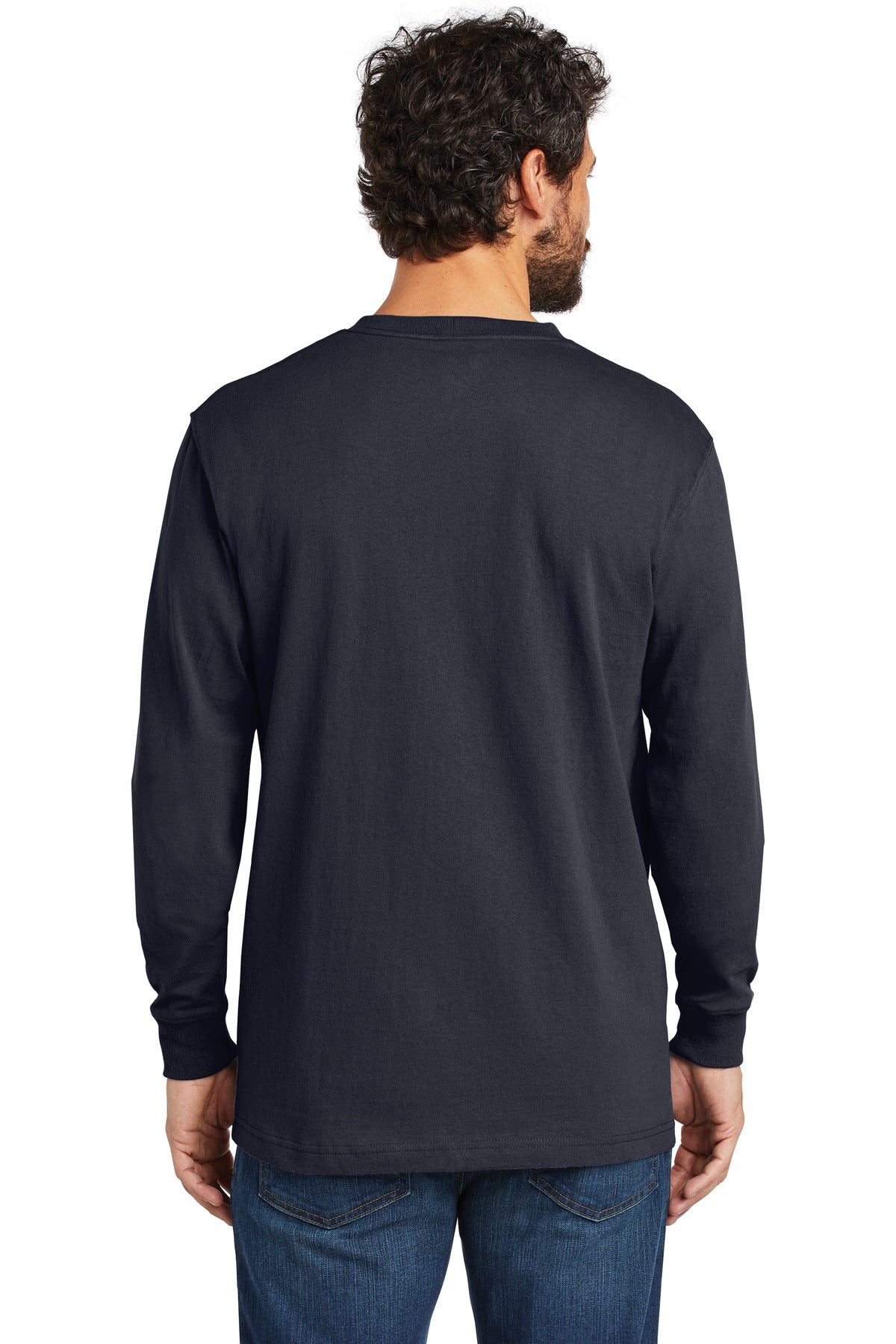 Swaasi Core - Carhartt® POCKET LONG-SLEEVE Workwear T-Shirt with EMB Logo