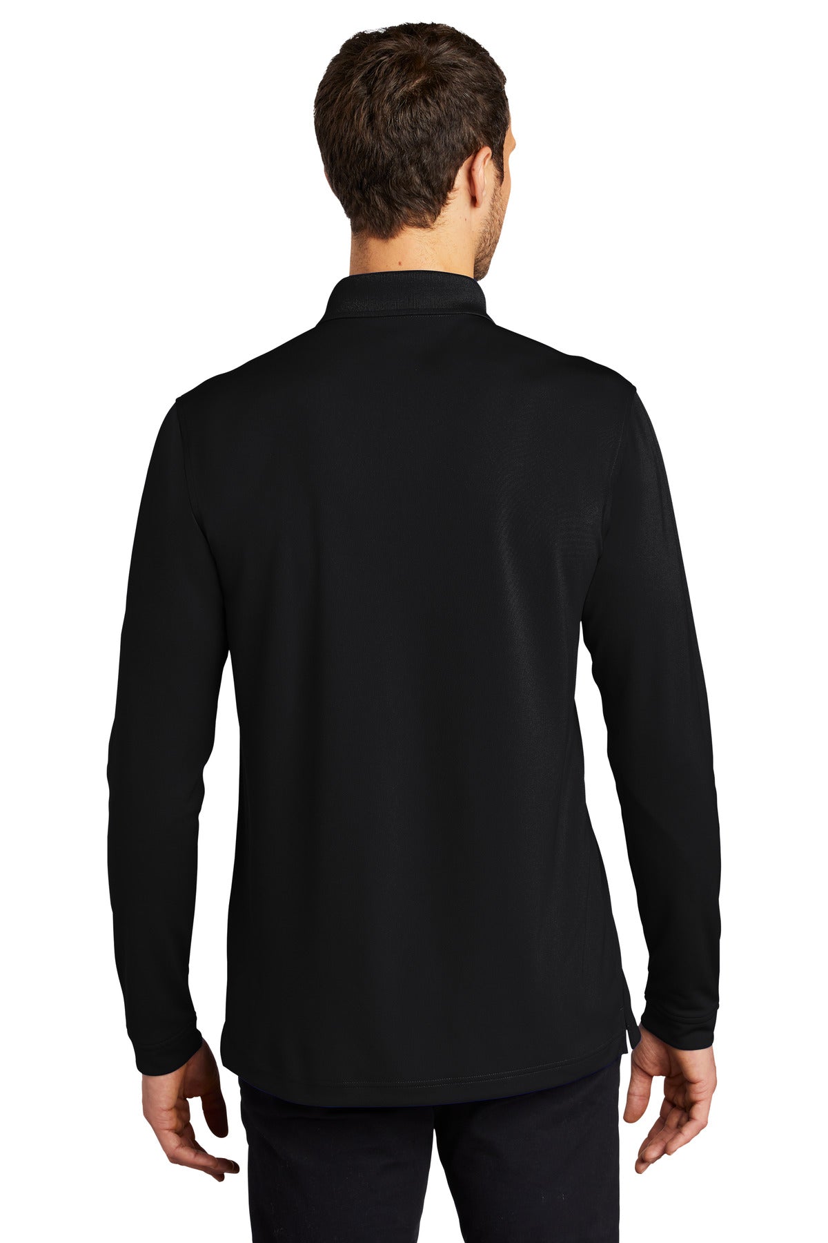 Swaasi Core - Port Authority® LONG-SLEEVE Dry Zone® UV Micro-Mesh Polo with EMB Logo