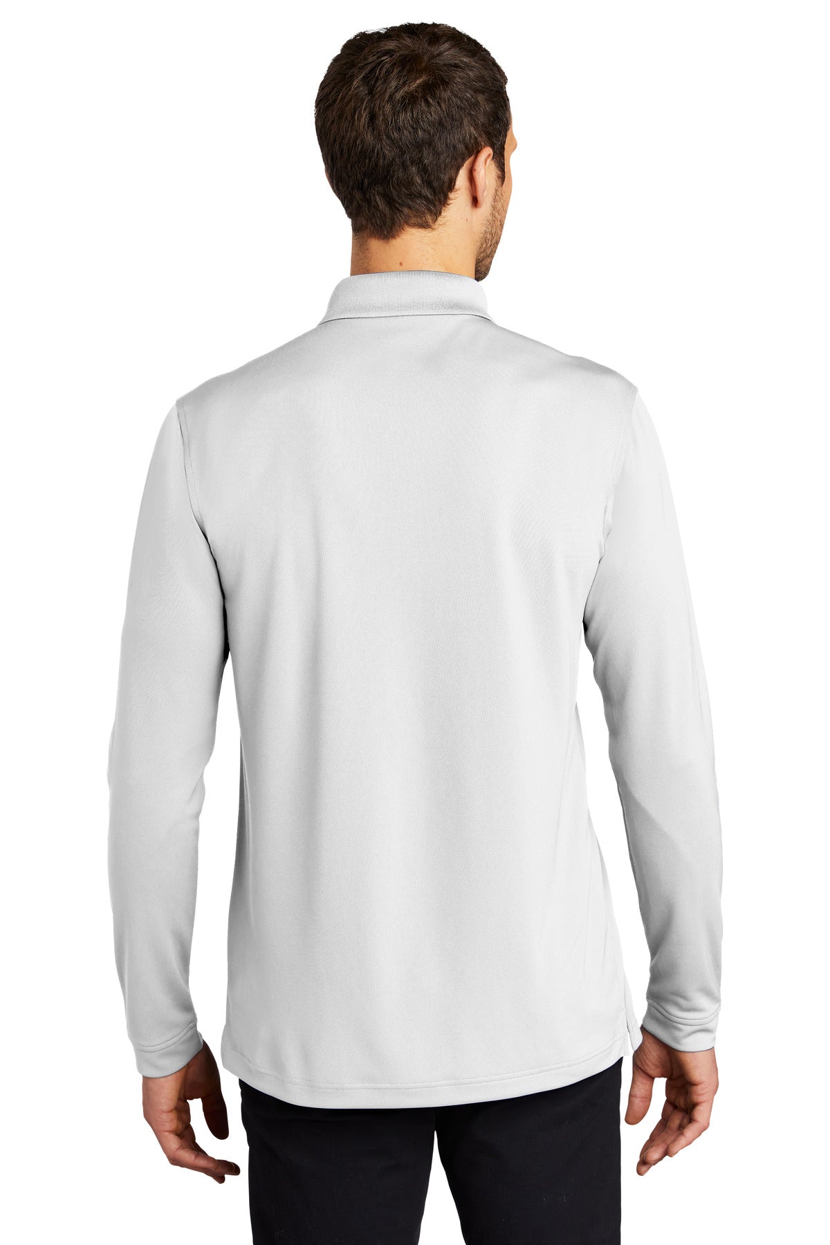 Swaasi Core - Port Authority® LONG-SLEEVE Dry Zone® UV Micro-Mesh Polo with EMB Logo