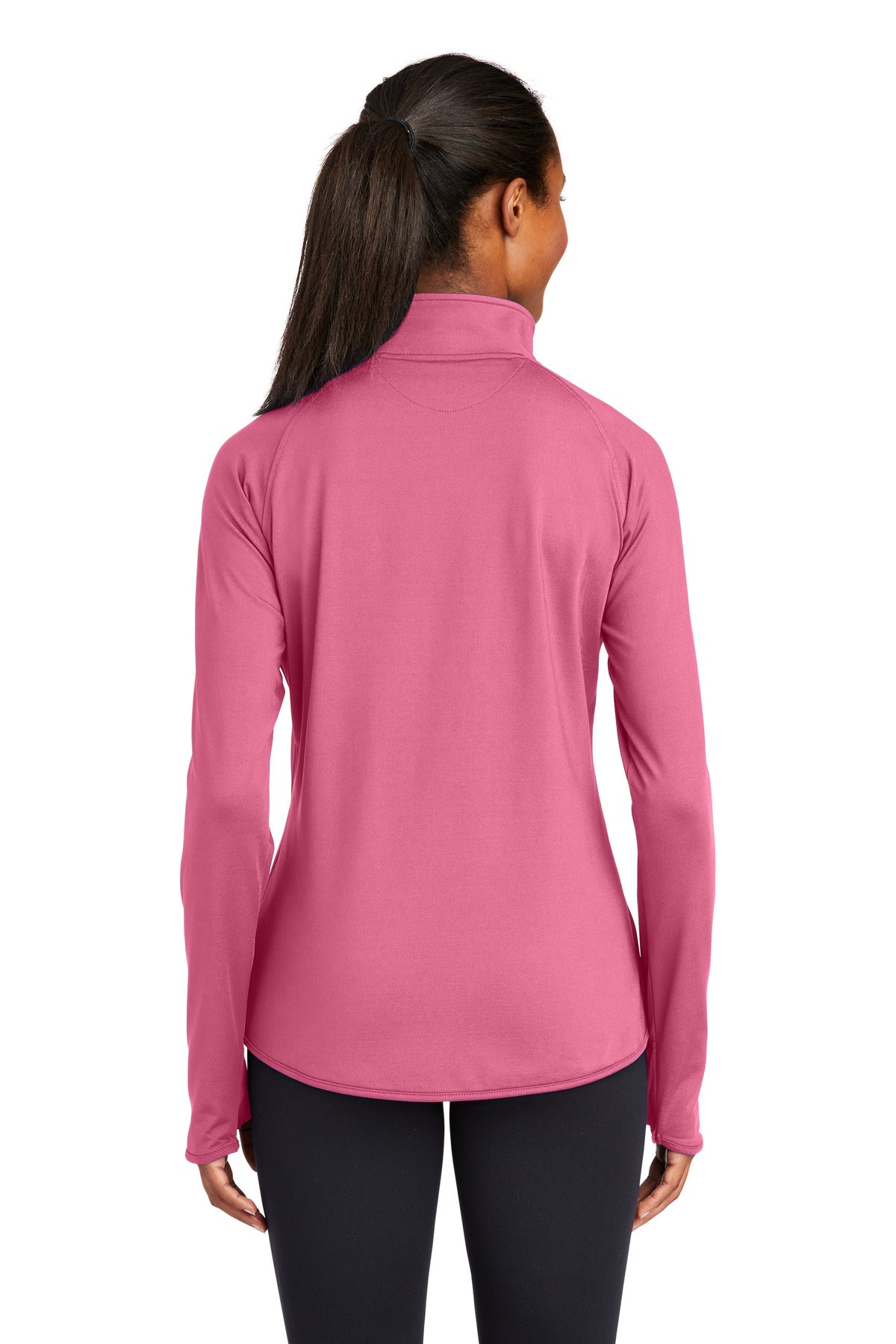 Swaasi Core - Sport-Tek® LADIES Sport-Wick® Stretch 1/2-Zip Pullover Extra Color with EMB Logo