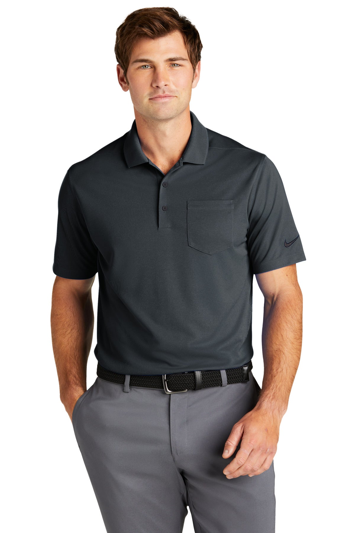 Swaasi Core - Nike® POCKET Dri-FIT Micro Pique 2.0 Polo with EMB Logo