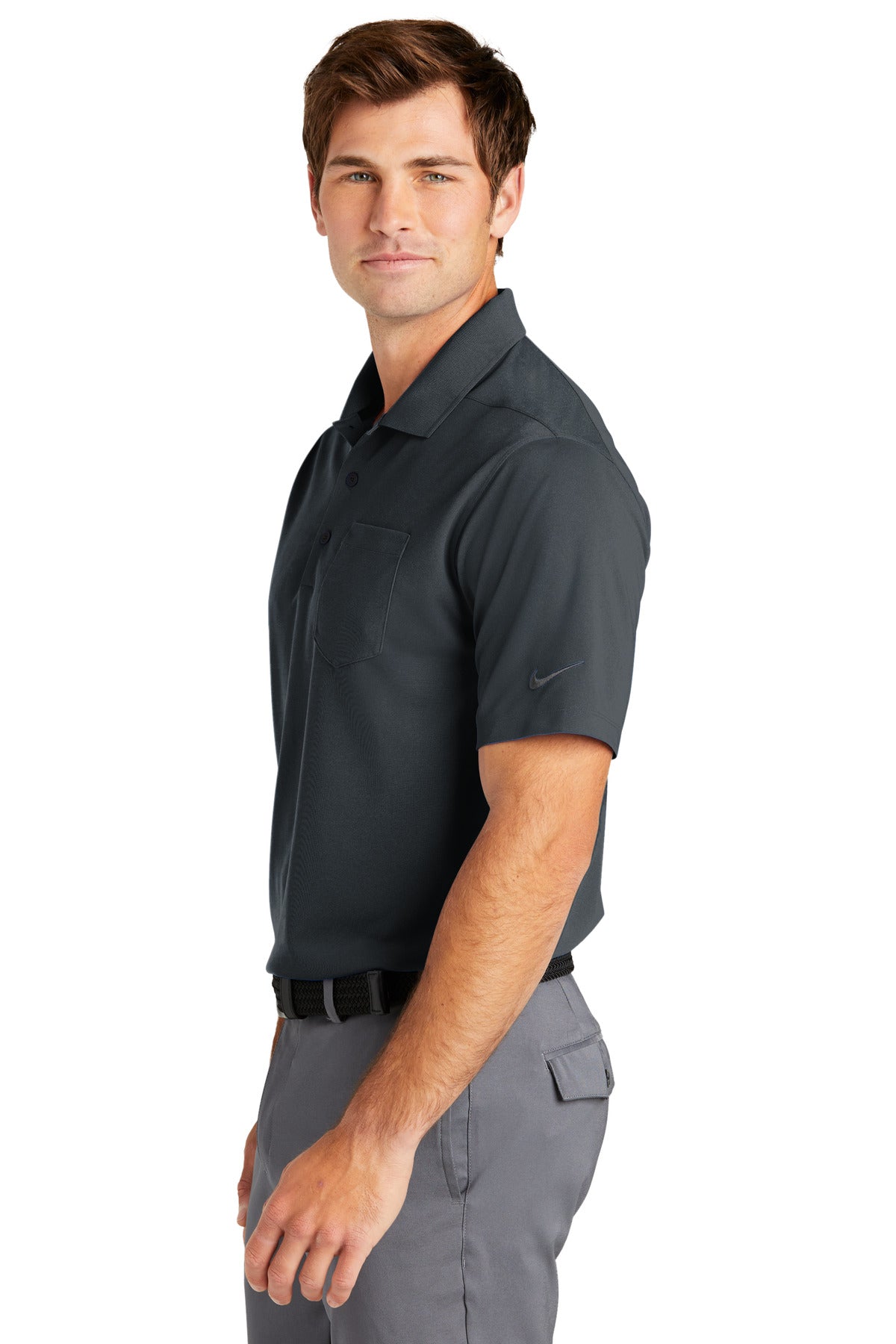 Swaasi Core - Nike® POCKET Dri-FIT Micro Pique 2.0 Polo with EMB Logo