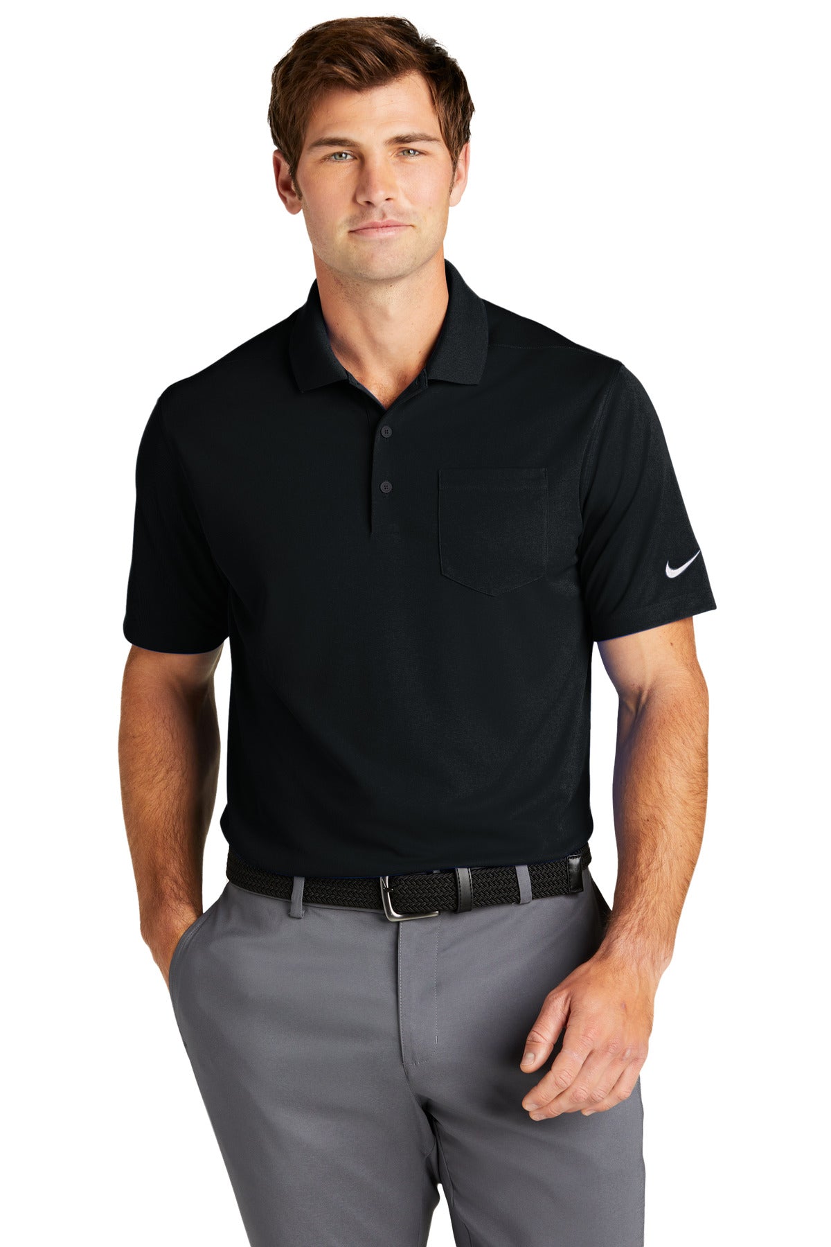 Swaasi Core - Nike® POCKET Dri-FIT Micro Pique 2.0 Polo with EMB Logo