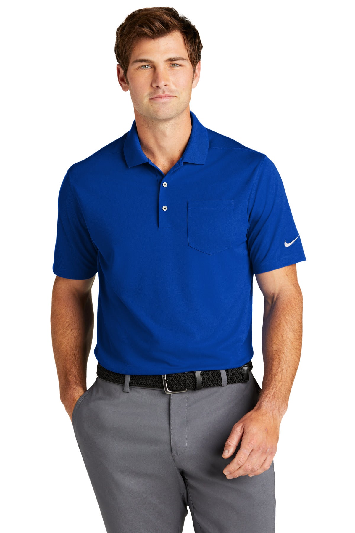 Swaasi Core - Nike® POCKET Dri-FIT Micro Pique 2.0 Polo with EMB Logo