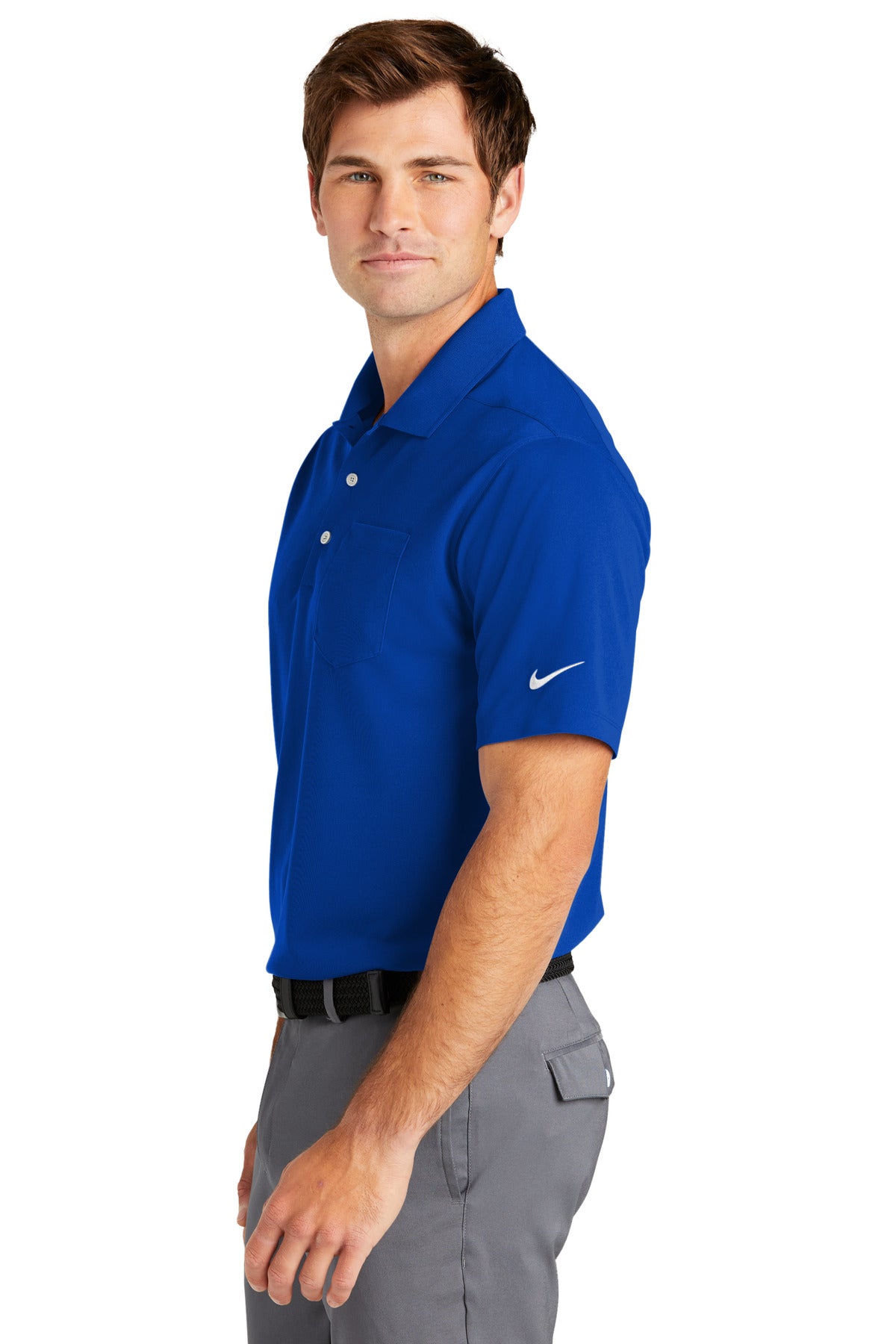 Swaasi Core - Nike® POCKET Dri-FIT Micro Pique 2.0 Polo with EMB Logo