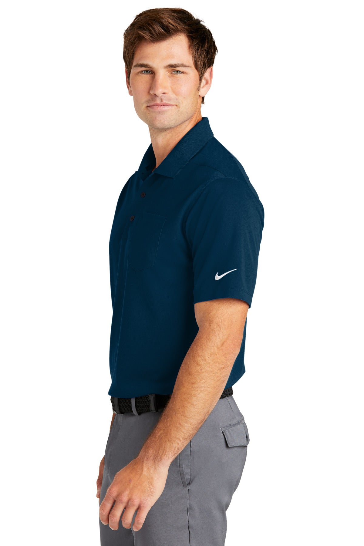 Swaasi Core - Nike® POCKET Dri-FIT Micro Pique 2.0 Polo with EMB Logo