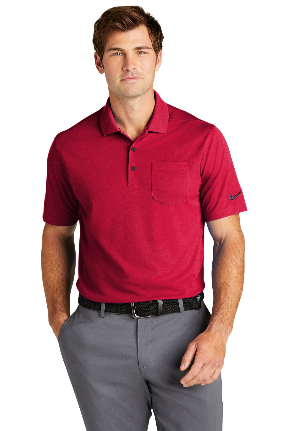 Swaasi Core - Nike® POCKET Dri-FIT Micro Pique 2.0 Polo with EMB Logo