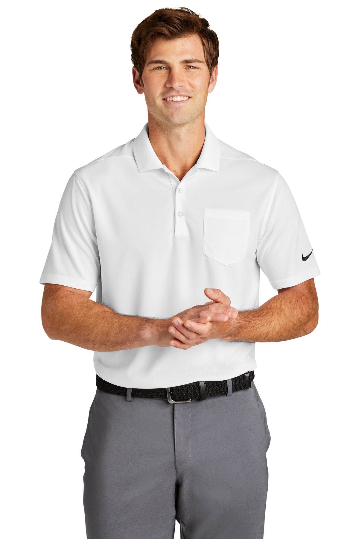 Swaasi Core - Nike® POCKET Dri-FIT Micro Pique 2.0 Polo with EMB Logo