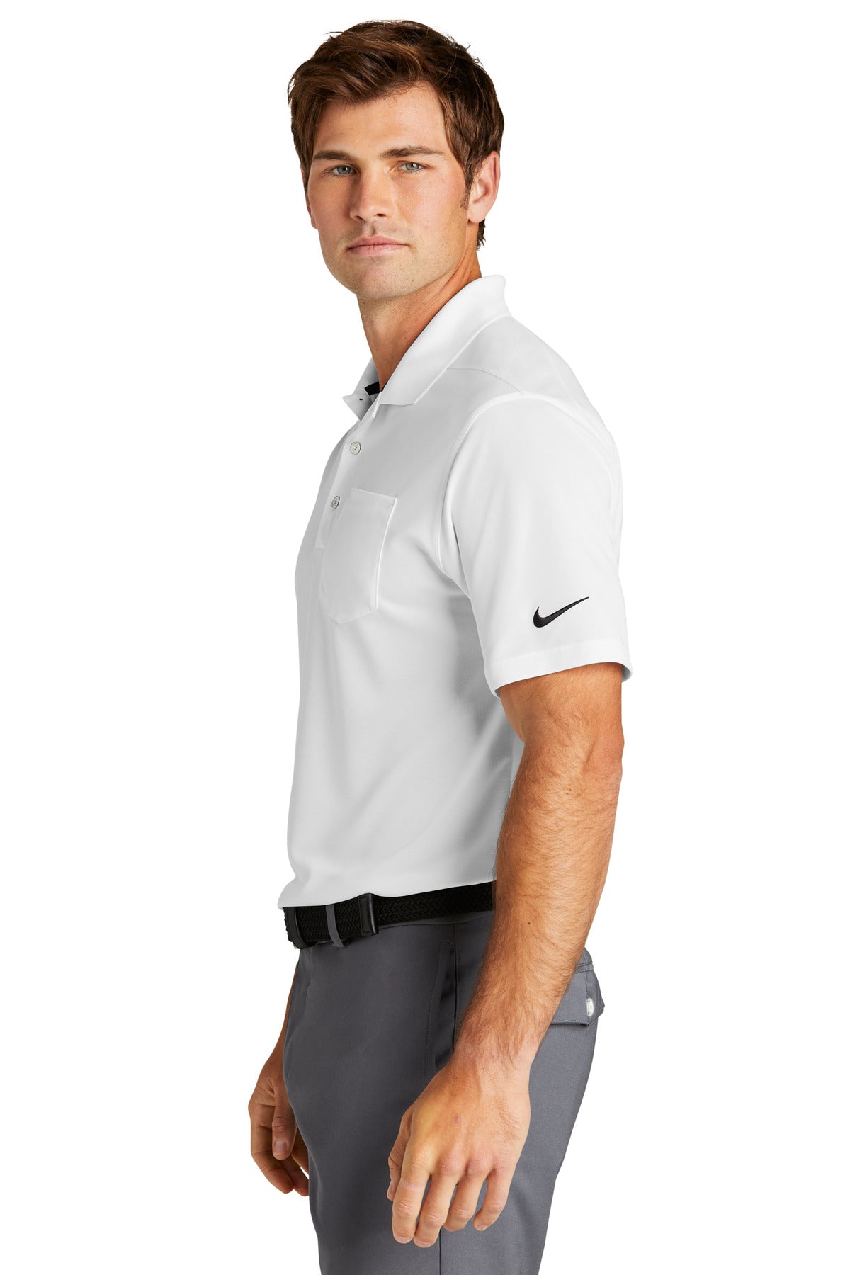 Swaasi Core - Nike® POCKET Dri-FIT Micro Pique 2.0 Polo with EMB Logo