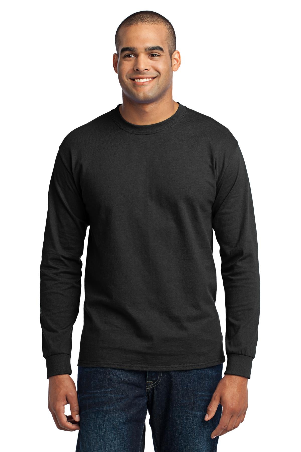 Swaasi Core - P&C® 5.5 oz 50/50 LONG-SLEEVE T-Shirt with Print Logo