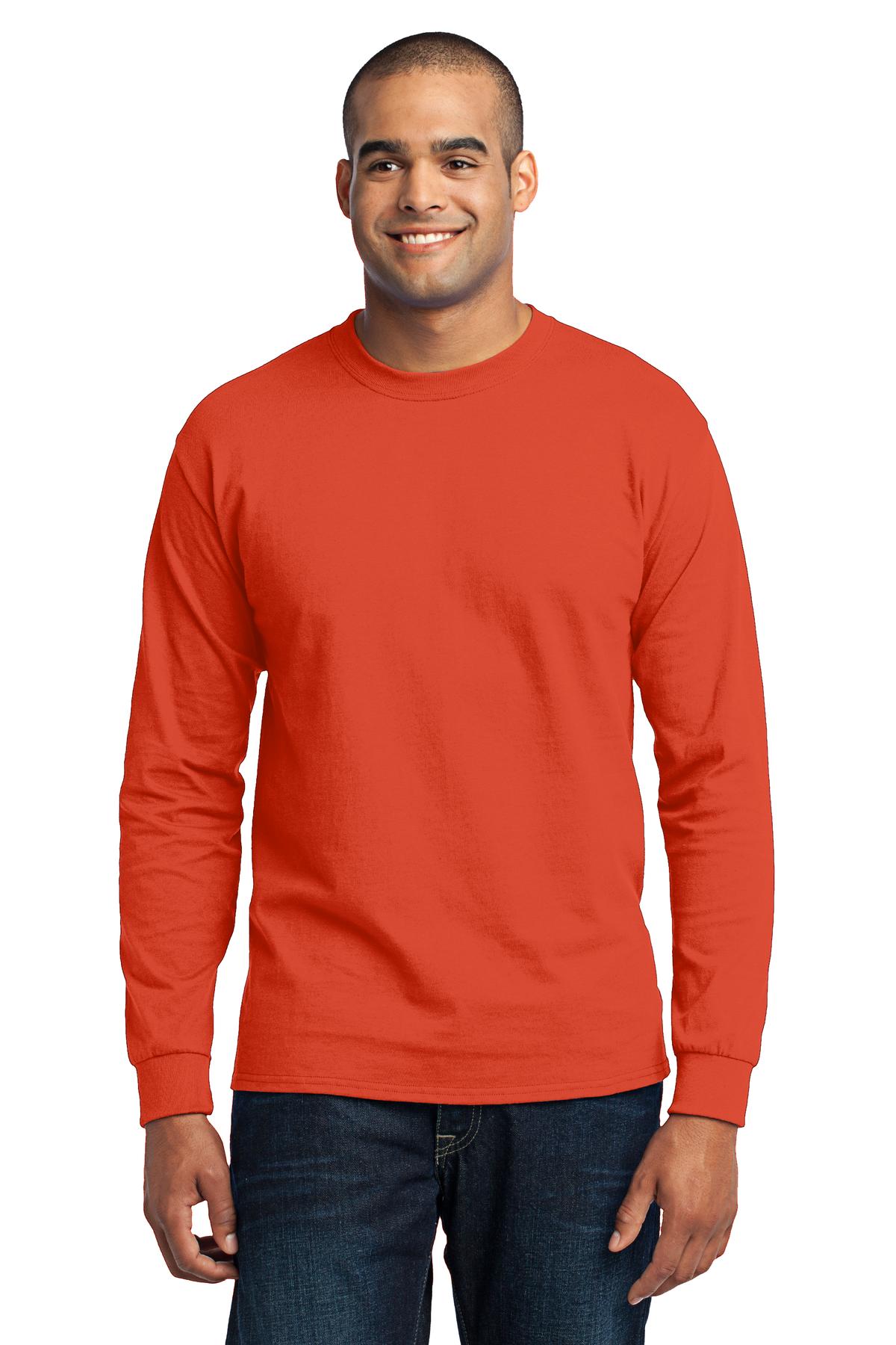 Swaasi Core - P&C® 5.5 oz 50/50 LONG-SLEEVE T-Shirt with Print Logo