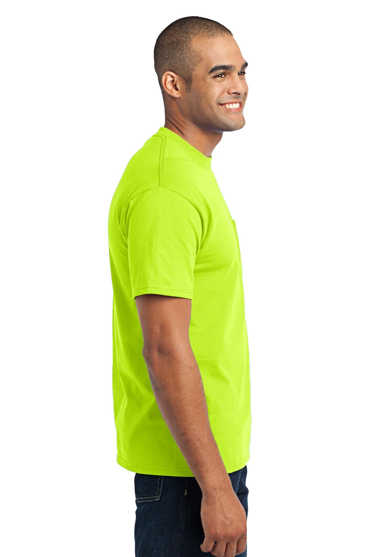 Swaasi Core - P&C® 5.5 oz 50/50 POCKET T-Shirt Extra Color with Print Logo