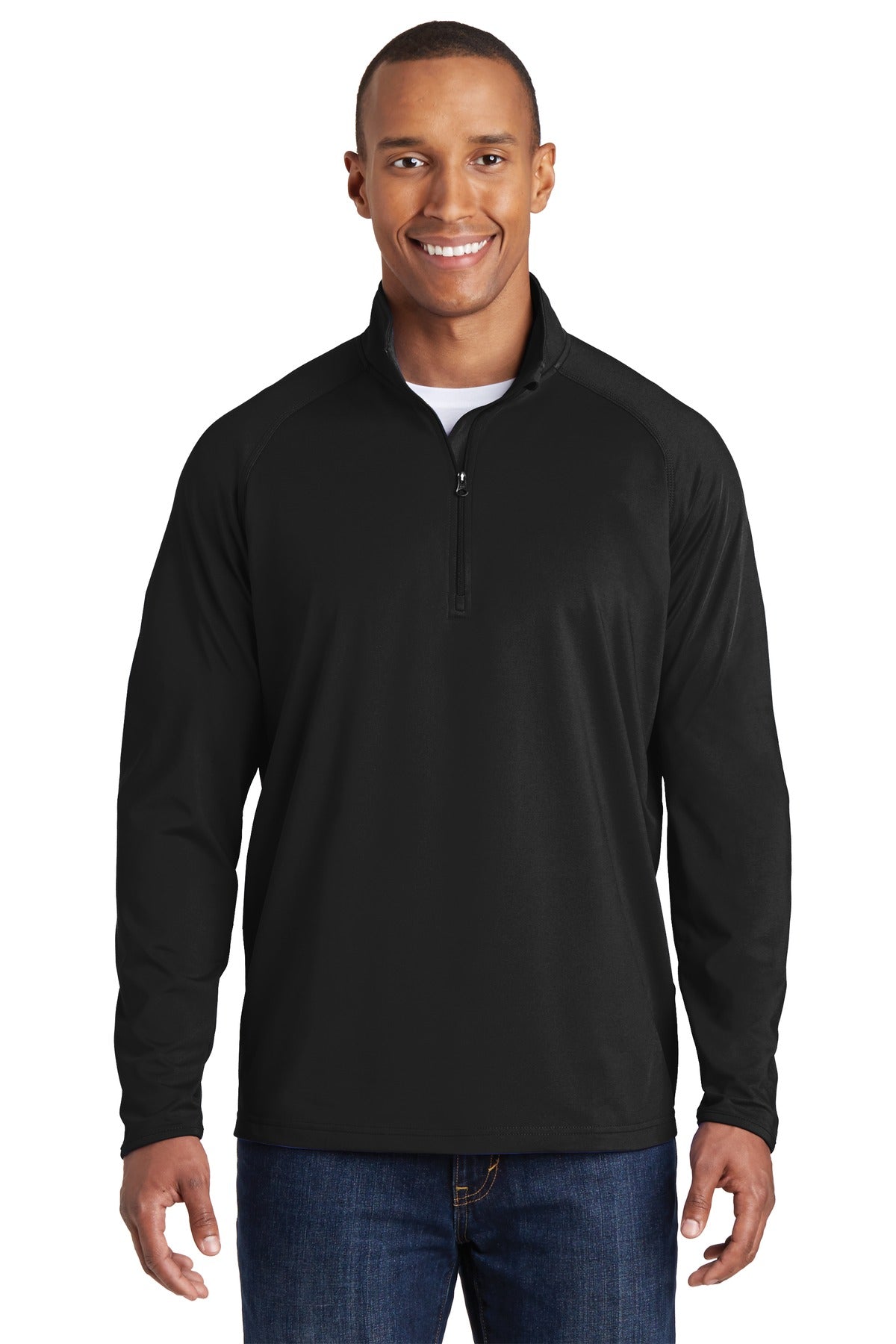 Swaasi Core - Sport-Tek® Sport-Wick® Stretch 1/2-Zip Pullover with EMB Logo