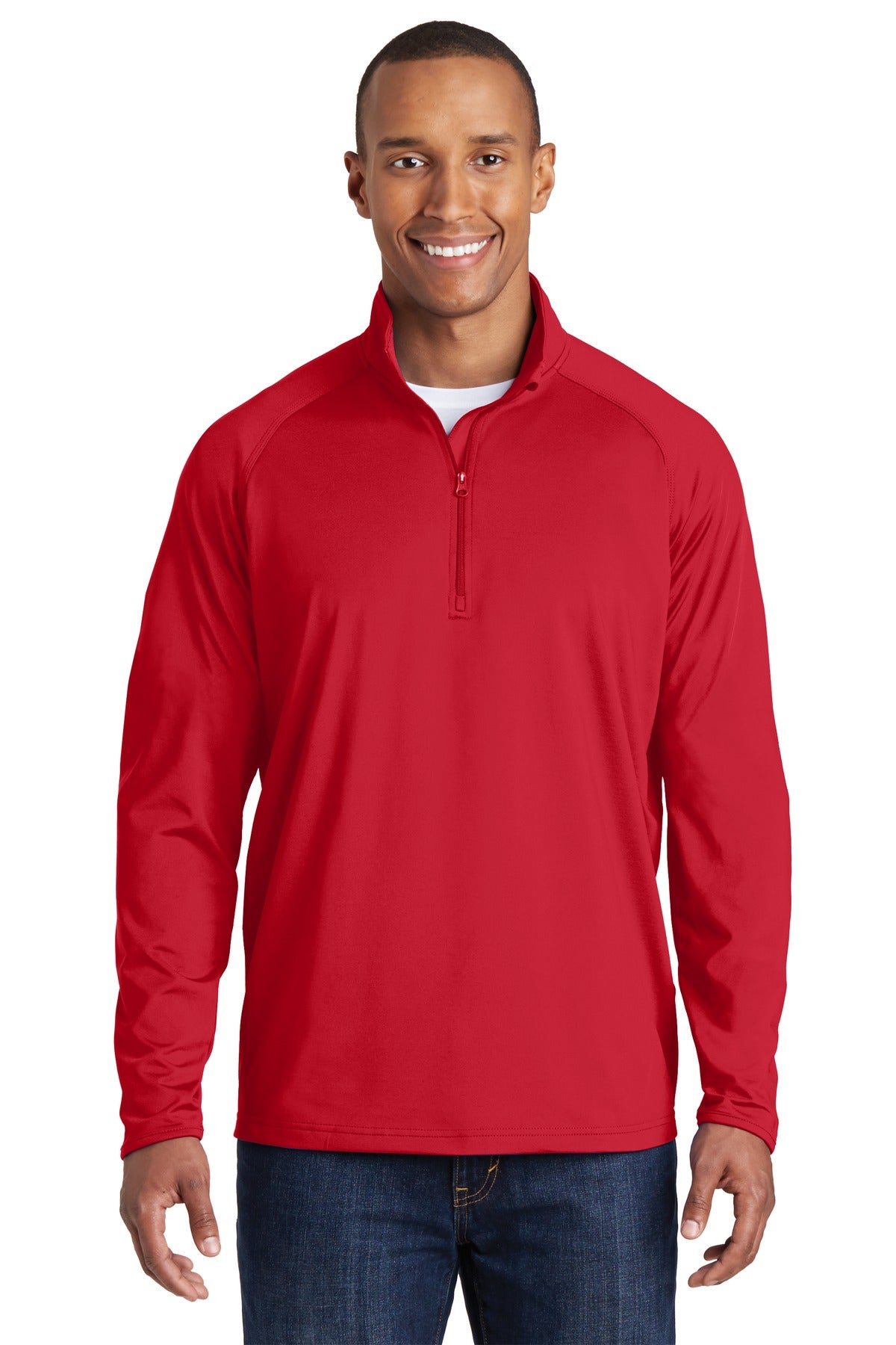 Swaasi Core - Sport-Tek® Sport-Wick® Stretch 1/2-Zip Pullover with EMB Logo