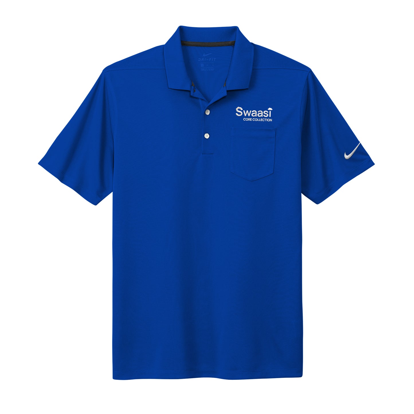 Swaasi Core - Nike® POCKET Dri-FIT Micro Pique 2.0 Polo with EMB Logo