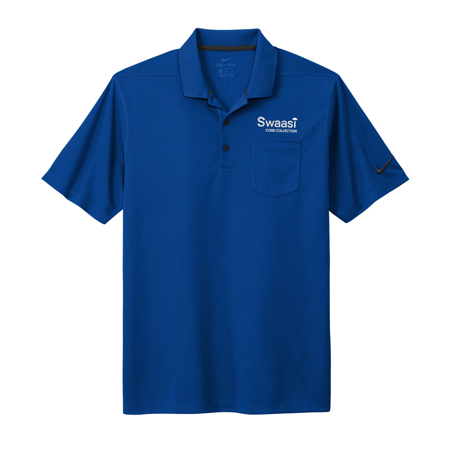 Swaasi Core - Nike® POCKET Dri-FIT Micro Pique 2.0 Polo with EMB Logo