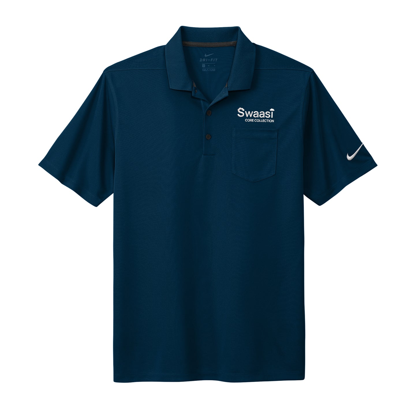 Swaasi Core - Nike® POCKET Dri-FIT Micro Pique 2.0 Polo with EMB Logo