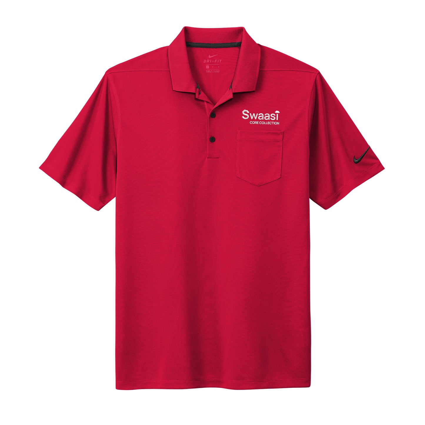 Swaasi Core - Nike® POCKET Dri-FIT Micro Pique 2.0 Polo with EMB Logo