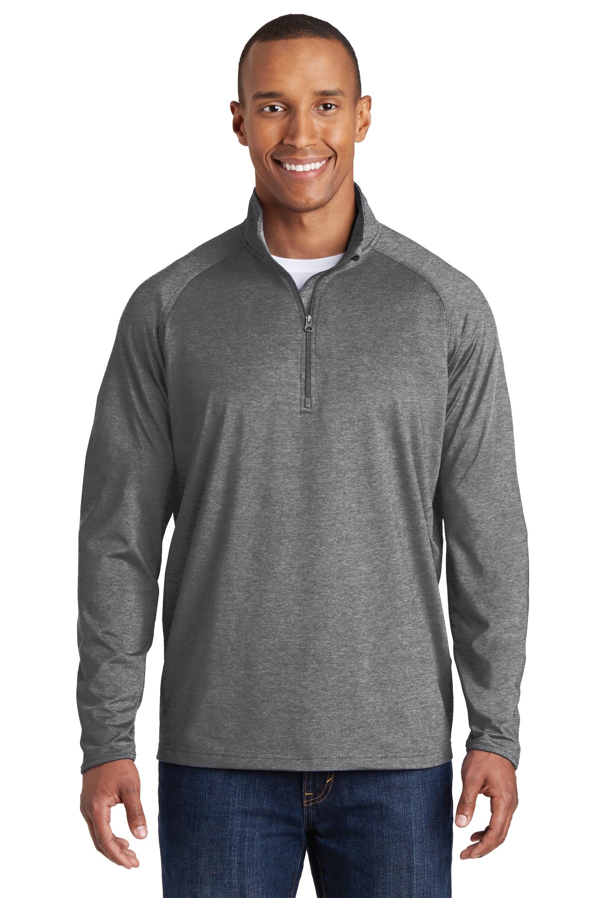 Swaasi Core - Sport-Tek® TALL Sport-Wick® Stretch 1/2-Zip Pullover Tall with EMB Logo