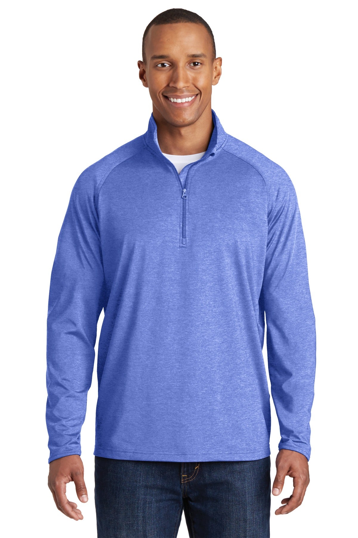 Swaasi Core - Sport-Tek® TALL Sport-Wick® Stretch 1/2-Zip Pullover Tall with EMB Logo
